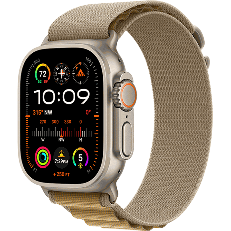Apple Watch Ultra 2 Natural Alpine Loop Tan