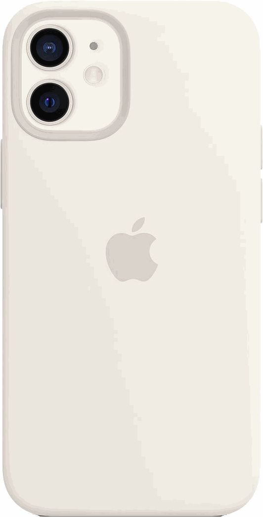 Чехол для Apple iPhone 12 Silicone Case MagSafe Белый