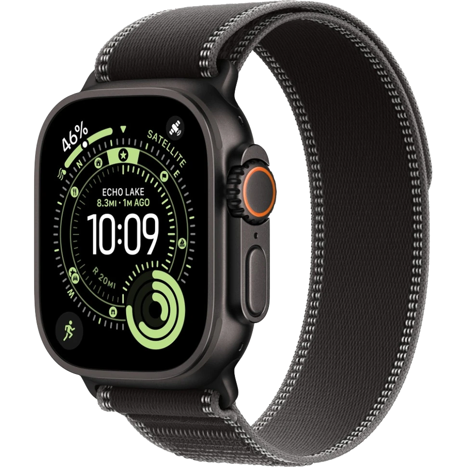 Apple Watch Ultra 3 Black Trail Loop Black/Charcoal
